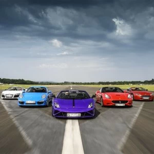 Image of Buyagift Five Supercar Driving Blast With Passenger Ride