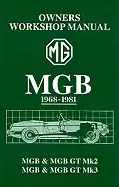Image of mgb 1968 1981 owners workshop manual glovebox edition mgb and mgb gt mk 2 a