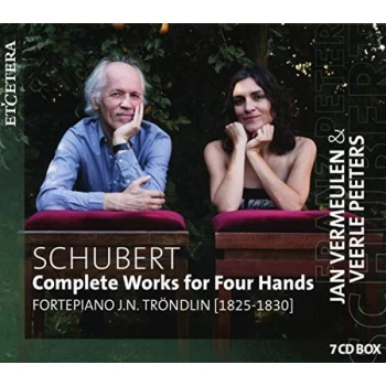 image of Jan Vermeulen & Veerle Peeters - Schubert: Complete Works for Four Hands CD