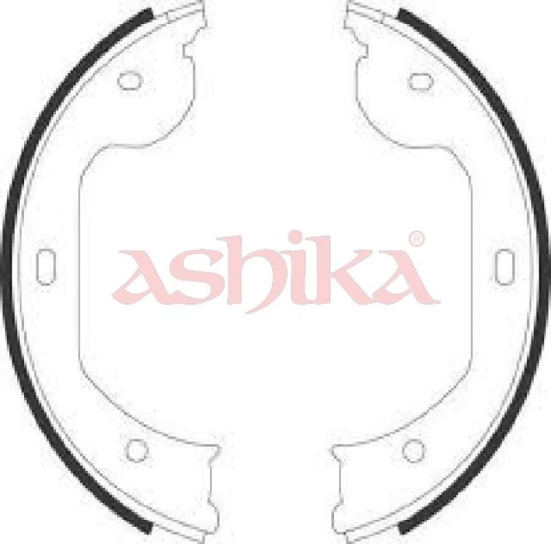 Image of ASHIKA Handbrake shoes ASHIKA 55-00-0104