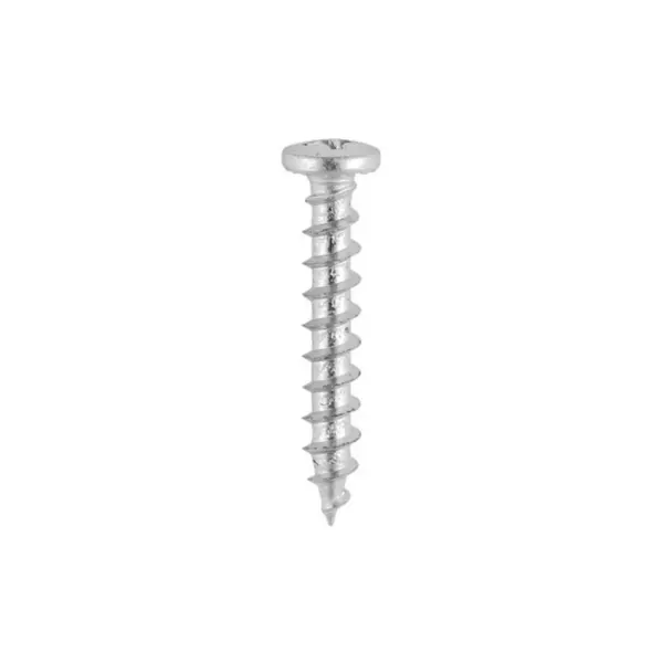 image of Pvc Window Screws Shallow Pan Stainless 215SS Diameter: 4.8mm