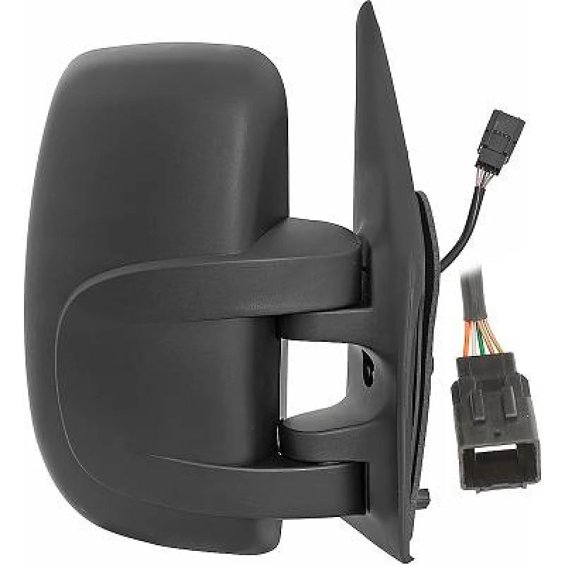 Image of DIEDERICHS 4486226 Wing mirror Right, black, Short mirror arm, Grained Outside Mirror (50)