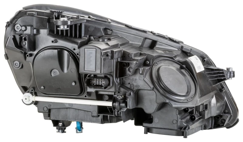 Image of HELLA 1EX 011 066-671 Headlights LED, without LED control unit for low beam/high beam, Left, LED Headlight (259)