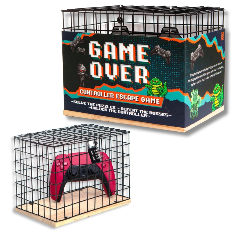 Image of Boxer Gifts Controller Escape Room Childrens Game - Gift Black unisex One Size