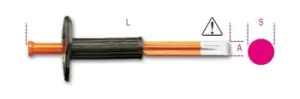 Image of Beta Tools 1701N/PM Masonry Chisel with Hand Guard 250mm 017010101