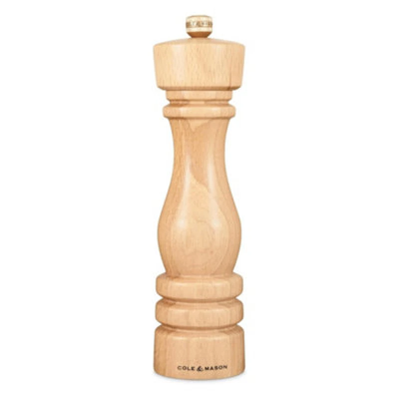 Image of Cole & Mason London Natural Wood Salt Mill 220mm - Brown