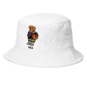 Image of Polo Ralph Lauren Bear Bucket Mens - White