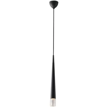 Image of Fan Europe Lighting - Fan Europe Lancelot - Slim Round Ceiling Pendant, Glass, Black, GU10