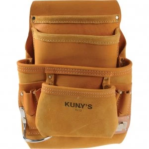 image of Kunys 10 Pocket Carpenters Nail Tool Bag