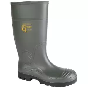 Image of Grafters Womens PVC Safety Waterproof Boot (9 UK) (Green) - Green