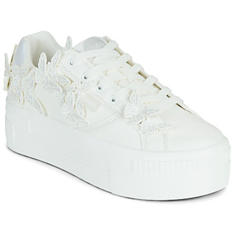 Image of Buffalo Womens Trainers Buffalo Paired Butterfly Blanc Female 36