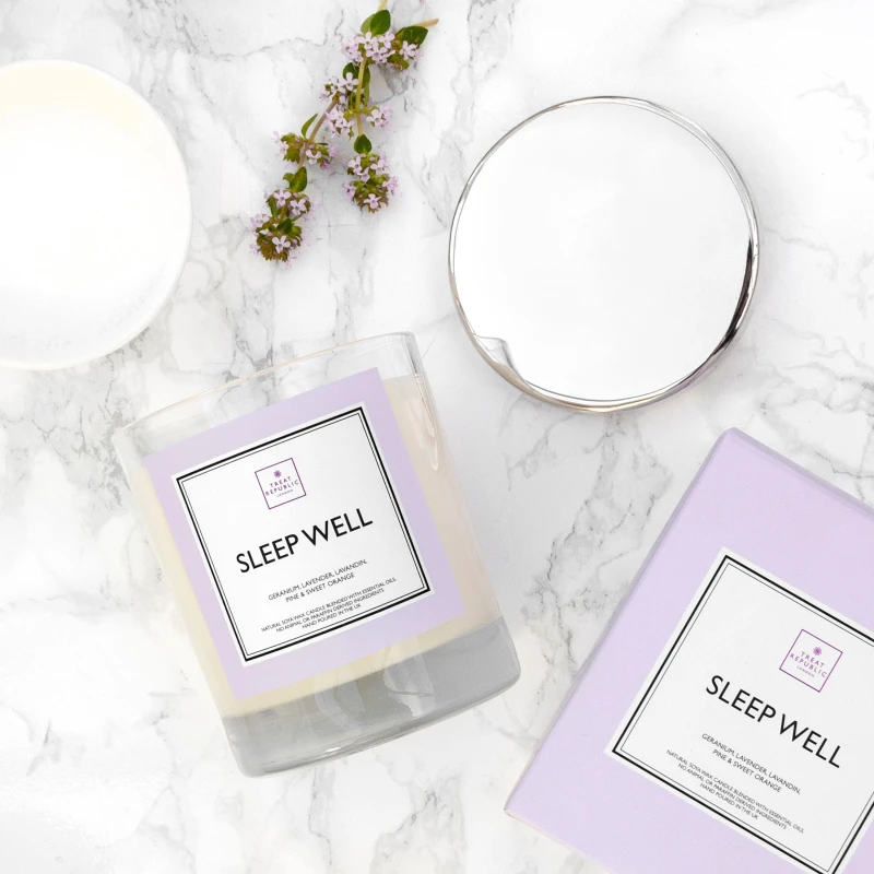 Image of Treat Republic Sleep Well Scented Candle White