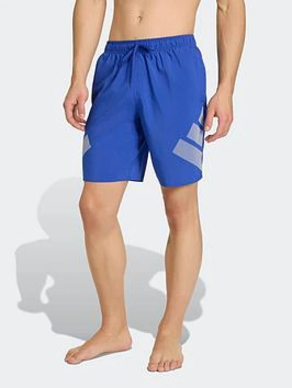 Image of Swim shorts adidas Big Bars Logo 8" Bleu Male XL