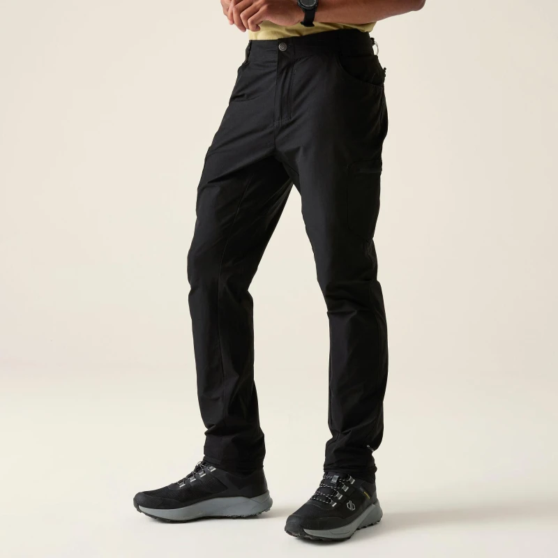 Image of Dare 2b Dare 2b Men Tuned In II Hiking Trousers in Black Size: 33S Black 33S Male 5057538399750