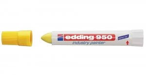Image of Edding 950 Industry Painter Perm Marker 10mm Yellow PK10