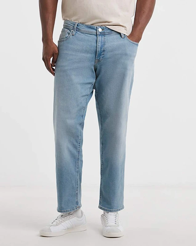 Image of jack & jones Jack & Jones Mike Tapered Fit Jean Blue - JACK & JONES - Size: 46R Blue Male 46R VP04512