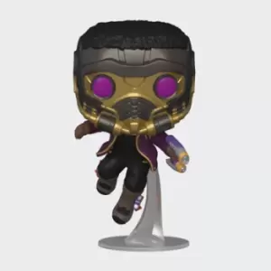 Image of Marvel What If? T'Challa Star-Lord Pop! Vinyl Figure