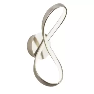 Image of Infinity Integrated LED Wall Lamp Silver 4500K