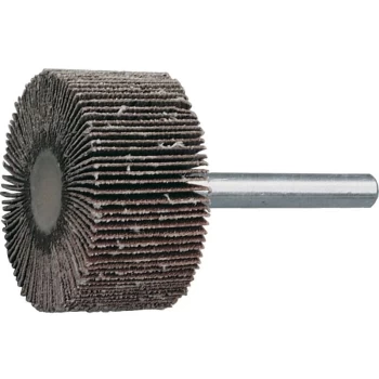 image of York - 40 X 15MM Flap Wheels - Aluminium Oxide - 6.0MM Shaft P60