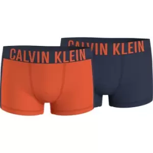 Image of Calvin Klein 2 Pack Trunks - Orange