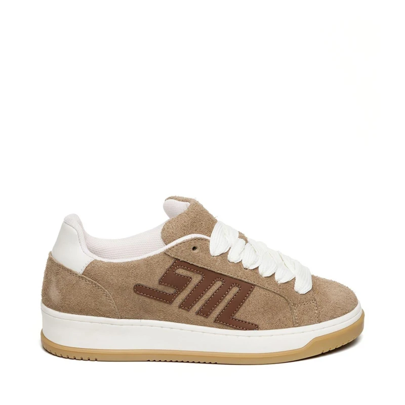 Image of Steve Madden Alysha Trainers Taupe female UK 3