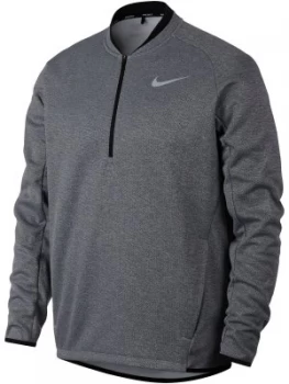 image of Mens Nike Therma Half Zip Jumper Grey