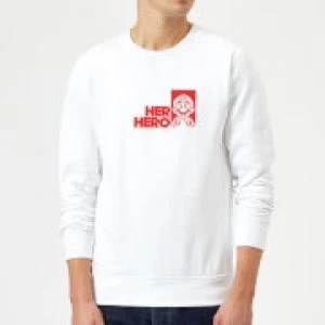 Image of Super Mario Her Hero Sweatshirt - White - XXL