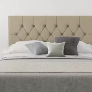 Image of Olivier Upholstered Headboard, Eire Linen, Natural - Headboard 60cm Size Single (90x190)