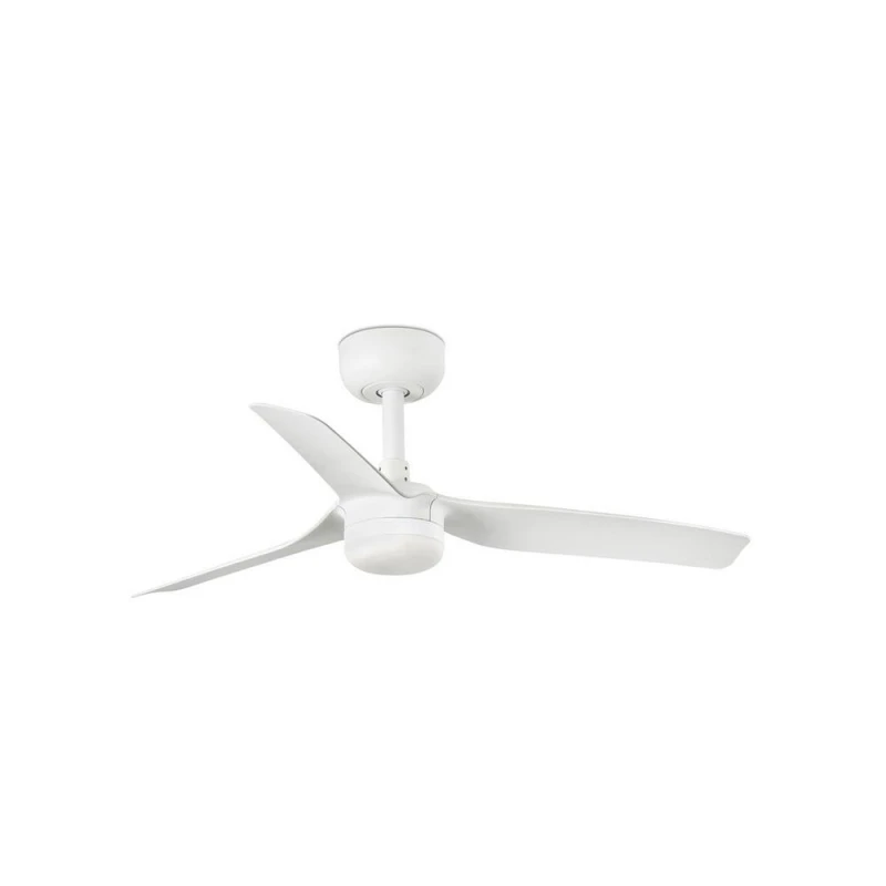 Image of Netlighting Mini Punt Small LED White DC Ceiling Fan 6 Speed White Unisex