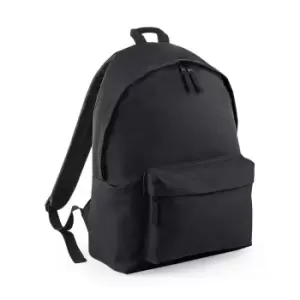 image of Bagbase Original Plain Backpack (One Size) (Black)