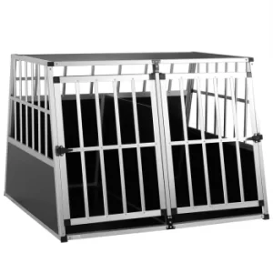 image of Dog Car Crate XXL Aluminium 97x90x70cm