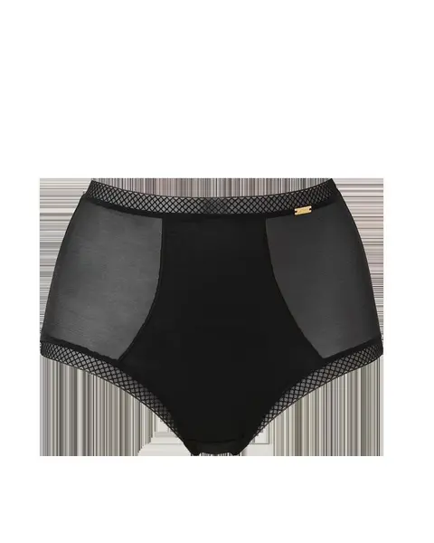 Gossard Glossies Deep Brief Black