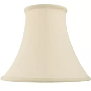 Image of 22" Round Bell Handmade Lamp Shade Cream Fabric Classic Table Light Bulb Cover