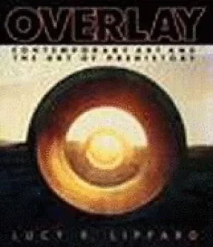 Image of overlay contemporary art and the art of prehistory