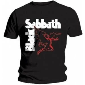 Image of Black Sabbath Creature Black T Shirt Small