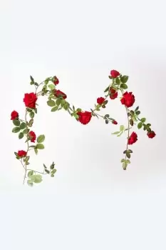 Image of Artificial Rose Flower Garland, 180 cm
