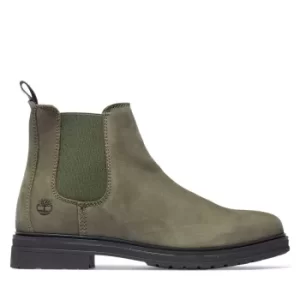 image of Timberland Hannover Hill Chelsea Boot For Her In Dark Green Dark Green, Size 4