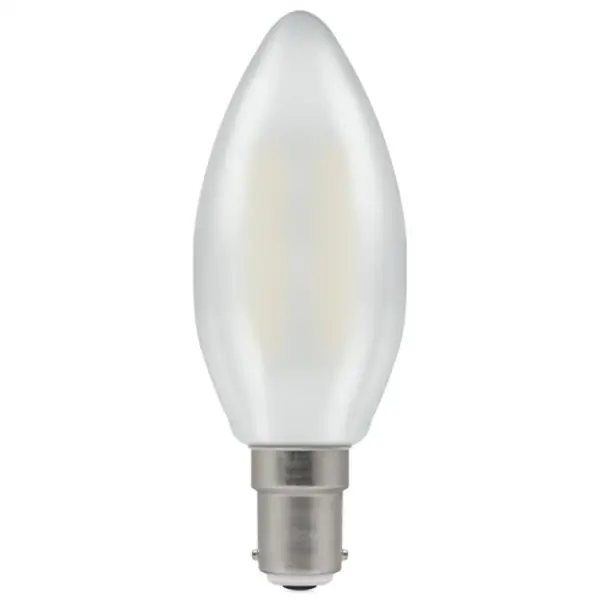 Image of Crompton LED Candle Filament Non-Dim Pearl 2.2W 4000K SBC-B15d