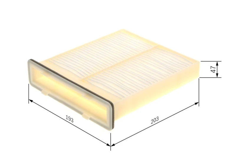 Image of Pollen filter Bosch 1 987 435 037