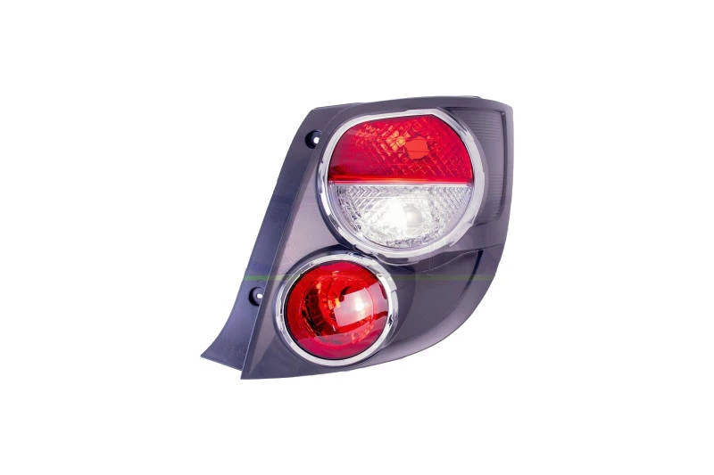 Image of PRASCO DW3284163 Rear light TYC without bulb holder, Right, Chromed edge Combination Rearlight (391)