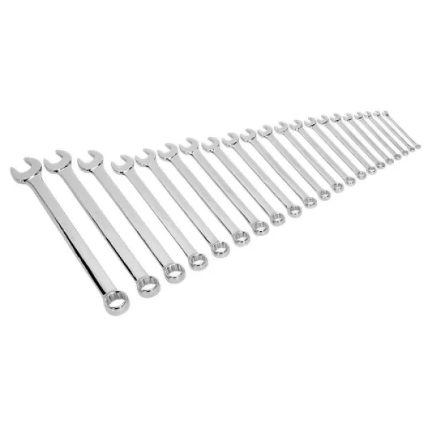 Image of Genuine SEALEY AK6083 Combination Spanner Set 21pc Jumbo Metric