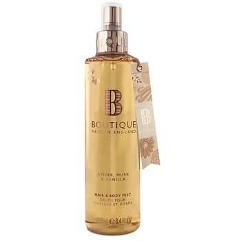 Image of Boutique Amber, Musk & Vanilla Hair & Body Mist