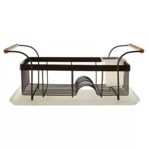 Image of Bronze Coated Metal Dish Rack