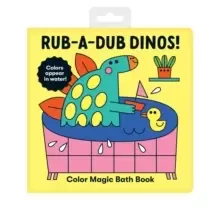 Image of Rub-a-Dub Dinos! Color Magic Bath Book