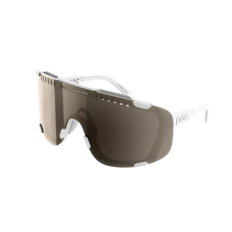 Image of Glasses POC Devour White Brown Lens