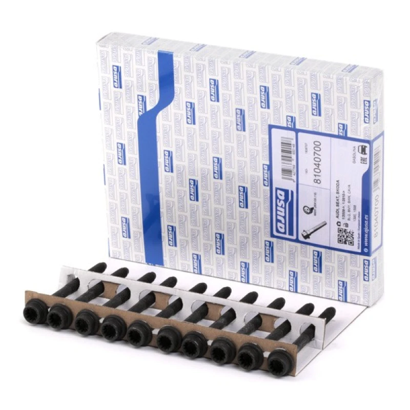 Image of AJUSA 81040700 Cylinder Head Bolt Kit Female Star, Quantity: 10 Bolt Kit,cylinder head (1217)
