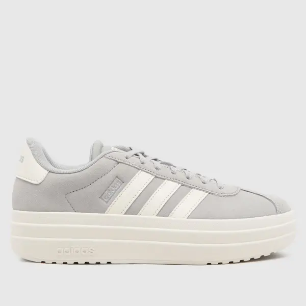 Image of adidas vl court bold trainers in light grey Light Grey UK 4 (EU 36?)