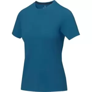 Elevate Womens/Ladies Nanaimo Short Sleeve T-Shirt (XS) (Tech Blue)