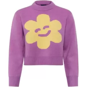 image of French Connection Naomi Jacquard Jumper - Pink