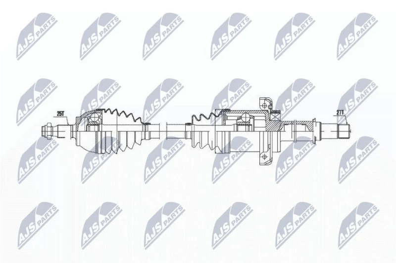 Image of NTY Drive shaft NTY NPW-ME-029